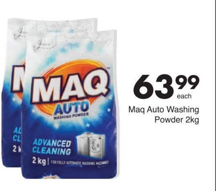 Maq Auto Washing Powder 2kg offer at Save