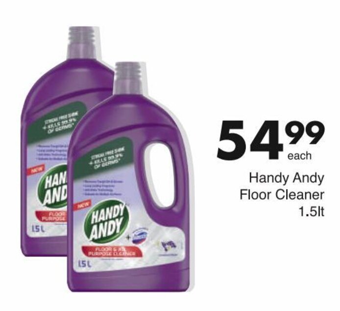 Handy Andy Floor Cleaner 1.5lt offer at Save