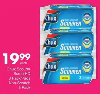 Save Chux Scourer Scrub HD 3 Pack/Pads Non-Scratch 3 Pack offer
