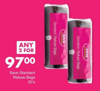 Save Save Standard Refuse Bags 20's offer