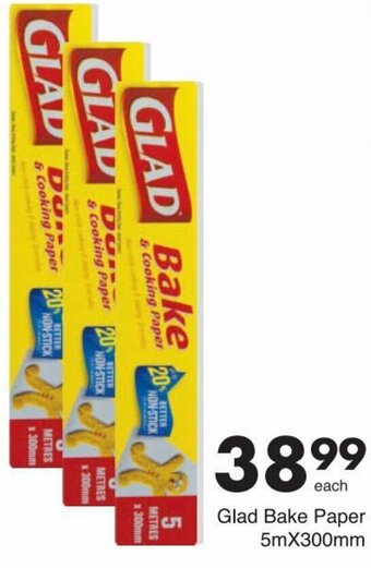 Save Glad Bake Paper 5mX300mm offer