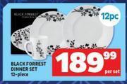 Usave Black forest dinner set 12 piece-per set offer