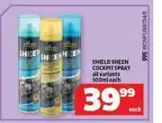 Usave Shiels sheen cockpit spray all variants-300ml each offer