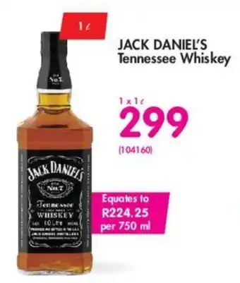 Makro Jack Daniel's Tennessee Whisky 1L offer