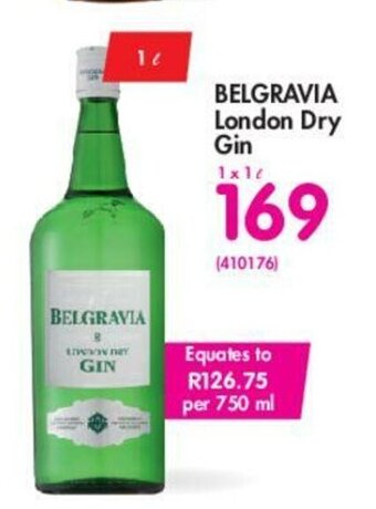 Makro Belgravia London Dry Gin 1L offer