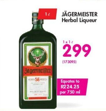 Makro Jägermeister Herbal Liqueur 1L offer