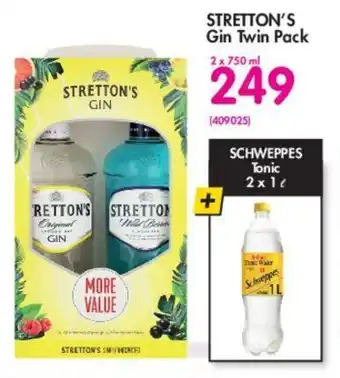 Makro Stretton's Gin Twin Pack 2x750ml offer