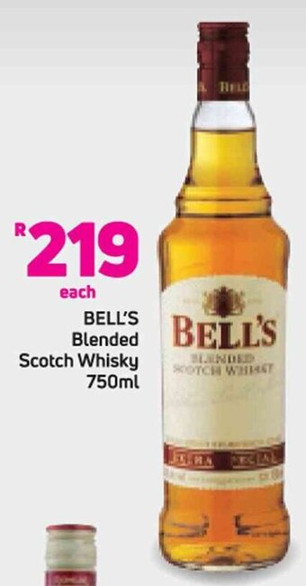 Game Bell's Blended Scotch Whisky 750ml offer
