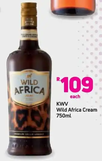 Game KMV Wild Africa Cream 750ml offer