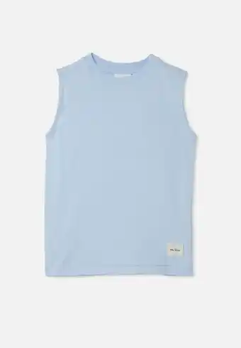 Superbalist Otis muscle tank - white water blue offer