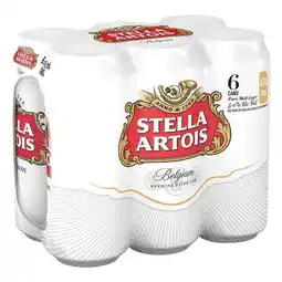 Stella artois can 410ml x 6