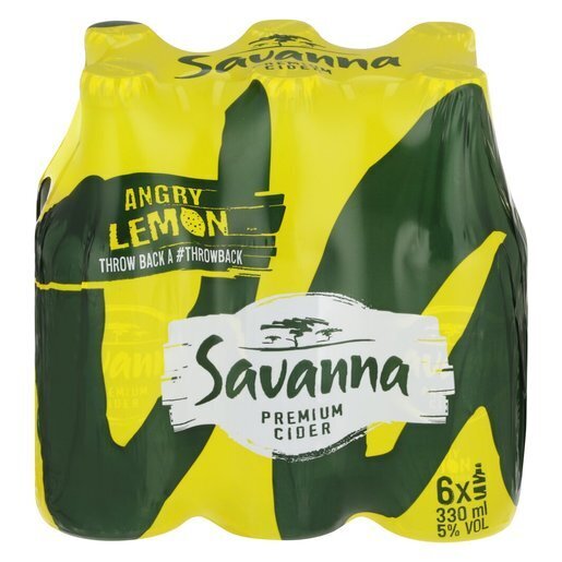 Savanna cider angry lemon nrb 330ml x 6 offer at Pick n Pay Liquor