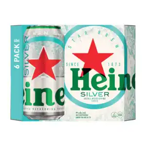 Shoprite Liquor Heineken silver beer cans 6 x 440ml offer