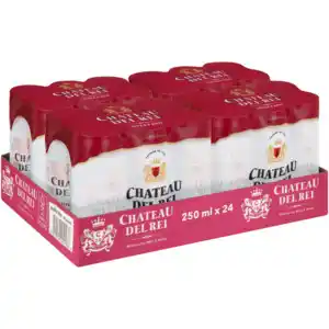 Chateau del rei sparkling sweet red cans 24 x 250ml