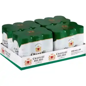 Chateau del rei sparkling sweet white cans 24 x 250ml