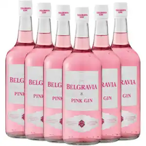 Shoprite Liquor Belgravia pink gin bottle 6 x 750ml offer