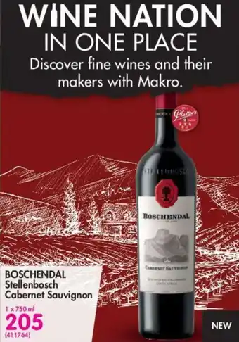 Boschendal Stellenbosch Cabernet Sauvignon 750ml