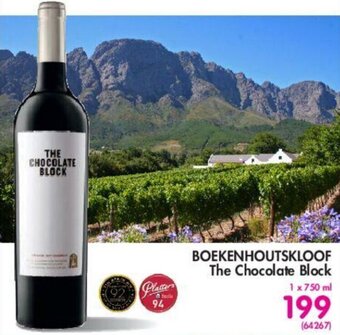 Makro Boekenhoutskloof The Chocolate Block 750ml offer
