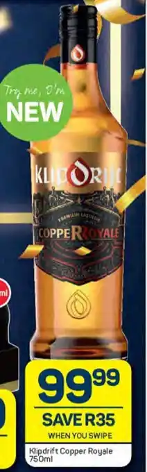 Pick n Pay Klipdrift Copper Royale 750ml offer