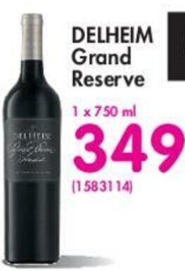 Makro Delheim Grand Reserve 750ml offer