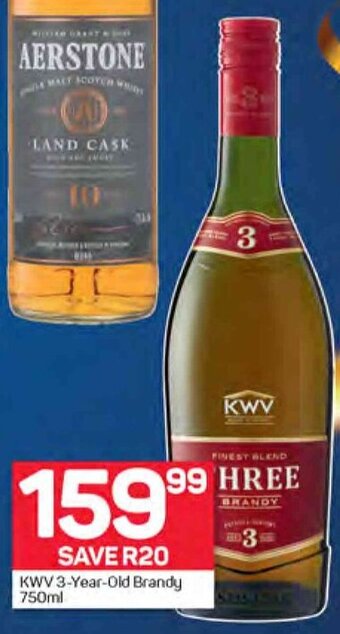 Pick n Pay KWV 3-Year-Old Brandy 750ml offer