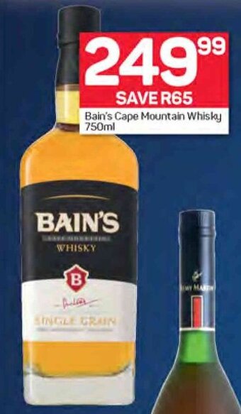 Pick n Pay Bain's Cape Mountain Whisky 750ml offer