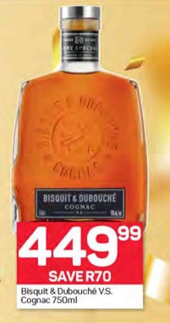 Pick n Pay Bisquit & Dubouché V.S. Cognac 750ml offer