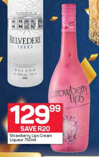 Pick n Pay Strawberry Lips Cream Liqueur 750ml offer
