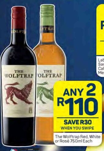 The Wolftrap Red, White or Rosé 750ml Each