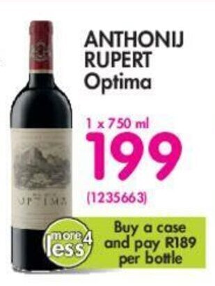 Anthonij Rupert Optima 750ml