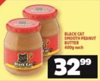 Usave BLACK CAT SMOOTH PEANUT BUTTER 400g each offer