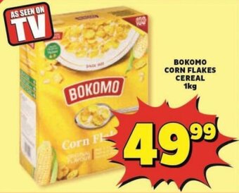 Usave BOKOMO CORN FLAKES CEREAL 1kg offer