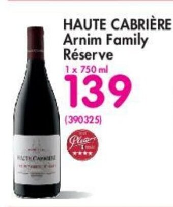 Makro Haute Cabrière Arnim Family Réserve 750ml offer