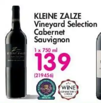 Makro Kleine Zalze Vineyard Selection Cabernet Sauvignon 750ml offer