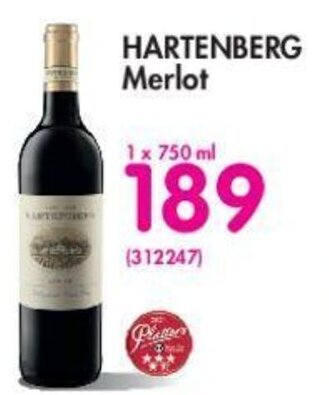 Makro Hartenberg Merlot 750ml offer