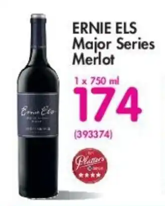 Makro Ernie Els Major Series Merlot 750ml offer