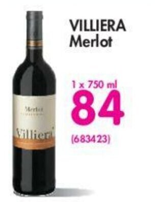 Villiera Merlot 750ml