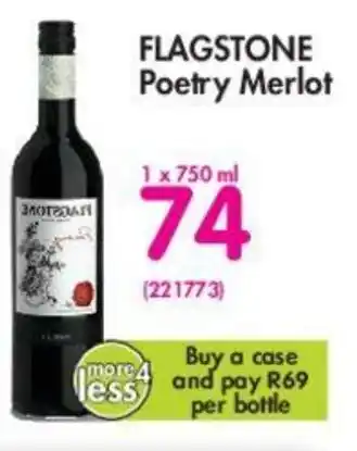 Flagstone Poetry Merlot 750ml