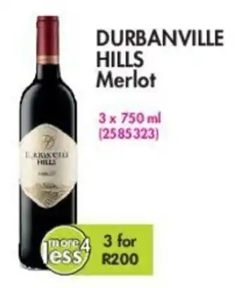 Makro Durbanville Hills Merlot 3x750ml offer