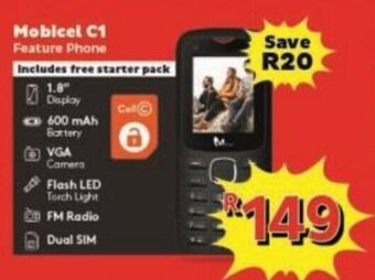 Usave Mobicel C1 Feature Phone offer