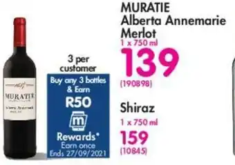 Makro Muratie Alberta Annemarie Merlot 750ml offer