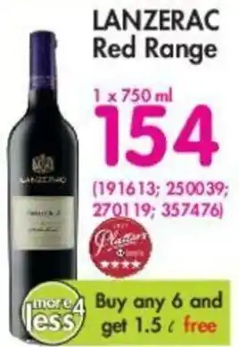 Makro Lanzerac Red Range 750ml offer