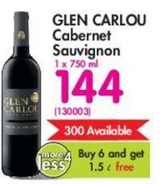 Makro Glen Carlou Cabernet Sauvignon 750ml offer