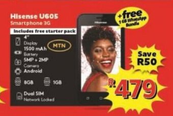 Usave Hisense U605 Smartphone 3G offer