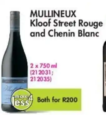 Mullineux Kloof Street Rouge and Chenin Blanc 2x750ml