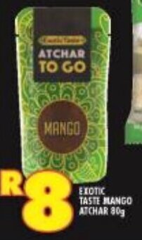 Shoprite EXOTIC TASTE MANGO ATCHAR 80g offer