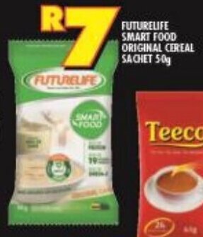 Shoprite FUTURELIFE SMART FOOD ORIGINAL CEREAL SACHET 50g offer