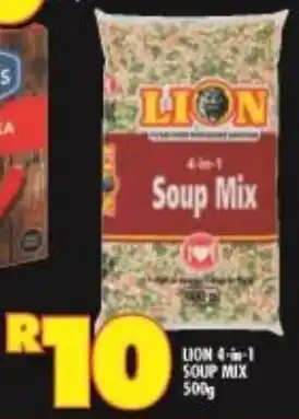 Shoprite LION 4-in-1 SOUP MIX 500g offer