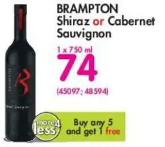 Makro Brampton Shiraz or Cabernet Sauvignon 750ml offer
