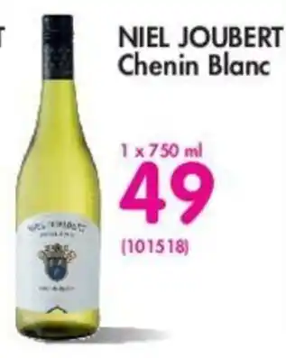 Niel Joubert Chenin Blanc 750ml